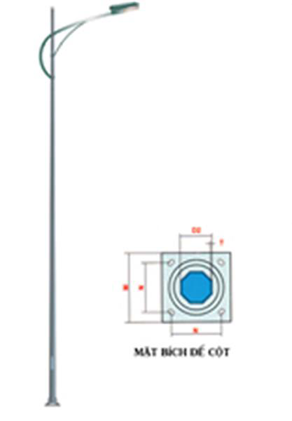 CỘT THÉP BG - TC CẦN CD01